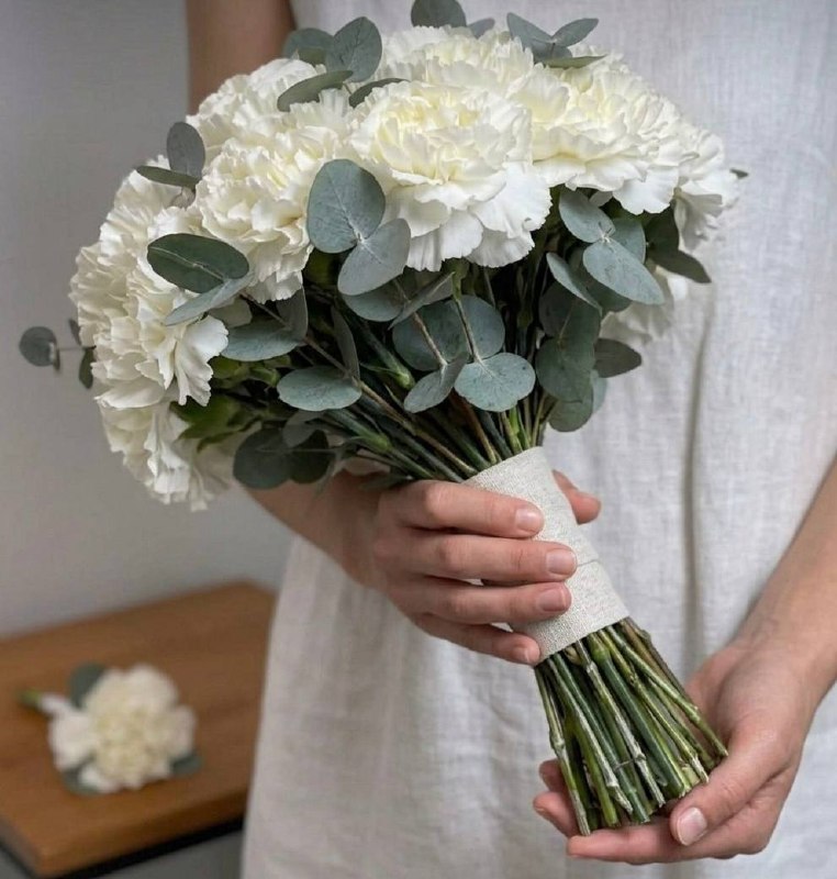Свадебный букет «Белоснежка»